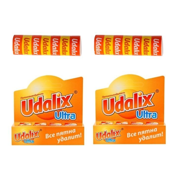 Пятновыводитель-карандаш Udalix "Ultra" комплект 2 штуки, 35 г — купить ...