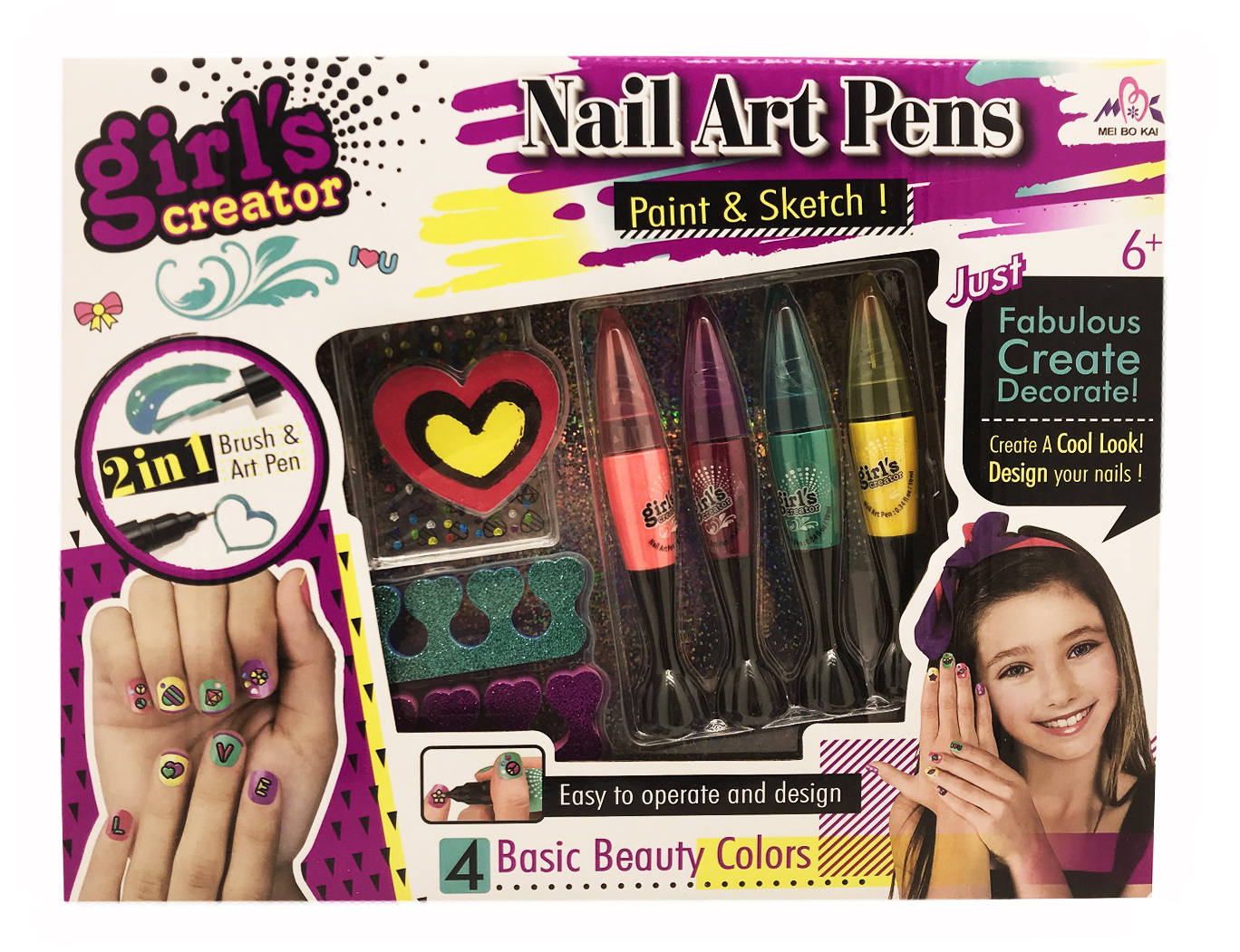 Detskij Nabor Dlya Manikyura Girls Creator Nail Art Pens Kupit V Internet Magazine Ozon S Bystroj Dostavkoj