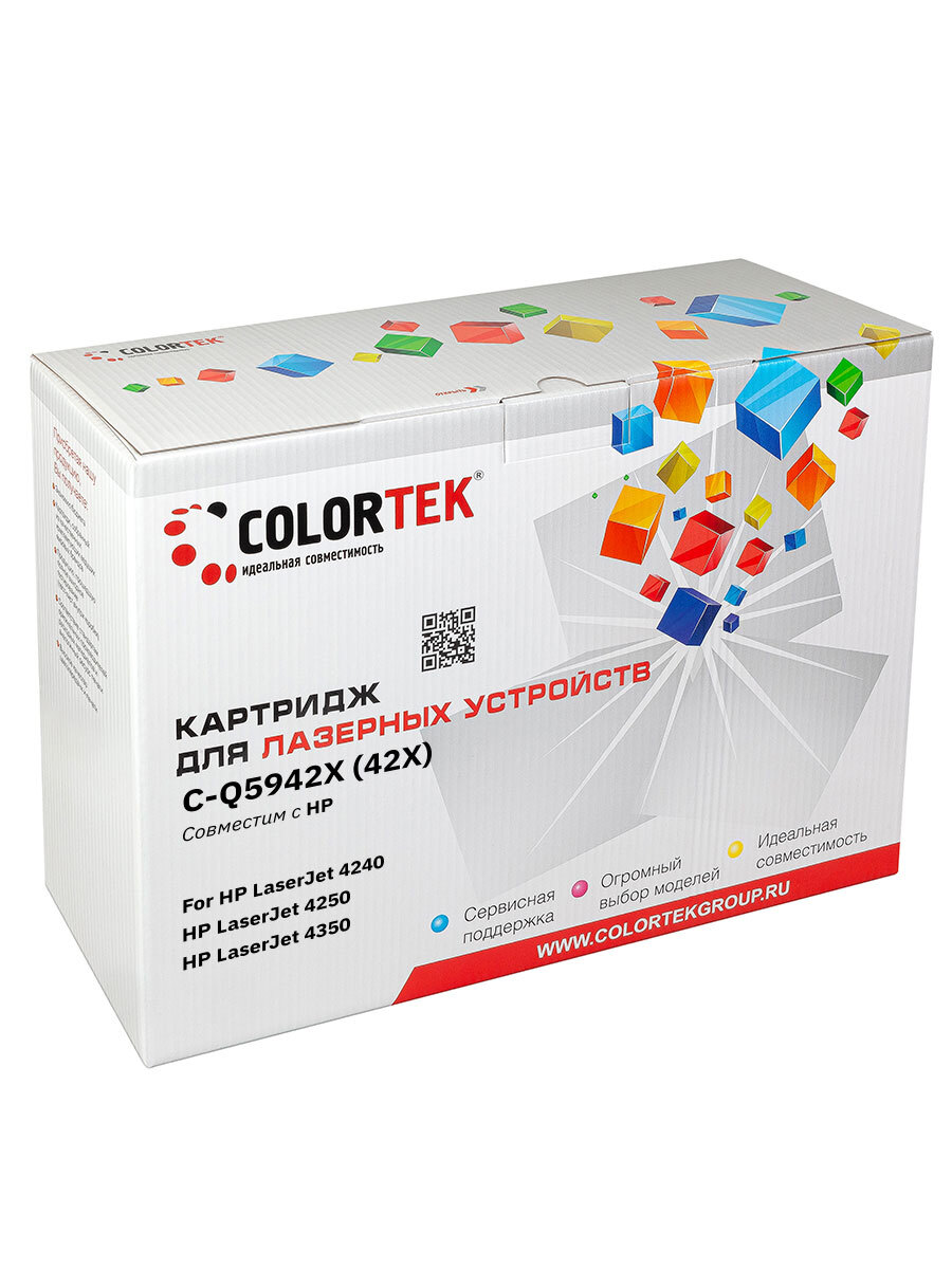 ColortekКартридж,совместимый,Черный(black),1шт.Уцененныйтовар