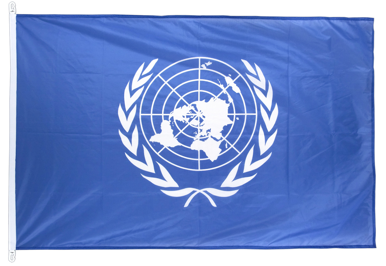 Международные организации оон. Флаг ООН. Организация Объединенных наций ООН флаг. Карта на флаге ООН. ООН флаг и эмблема.