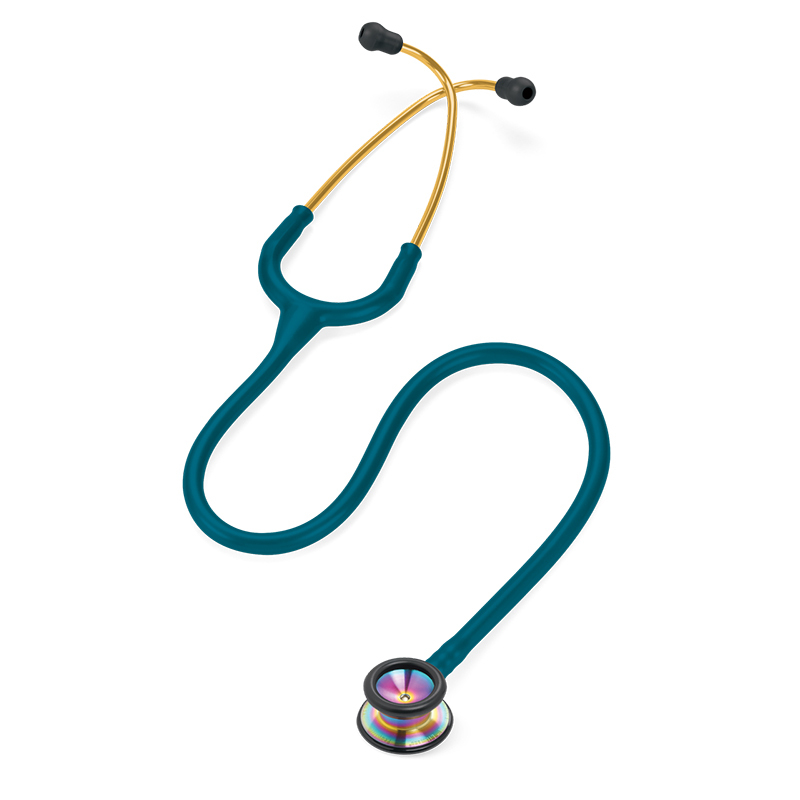 Стетоскоп Littmann Classic II Pediatric Морская волна с радужным колоколом, 71 см, 2153