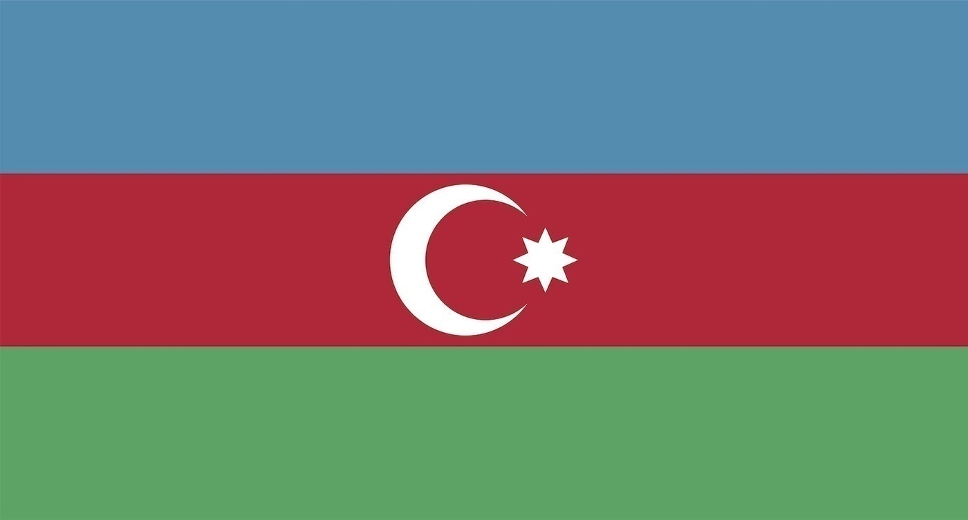 Республика Азербайджан Флан