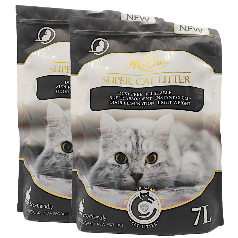 Наполнитель для кошачьего туалета комкующийся cat litter