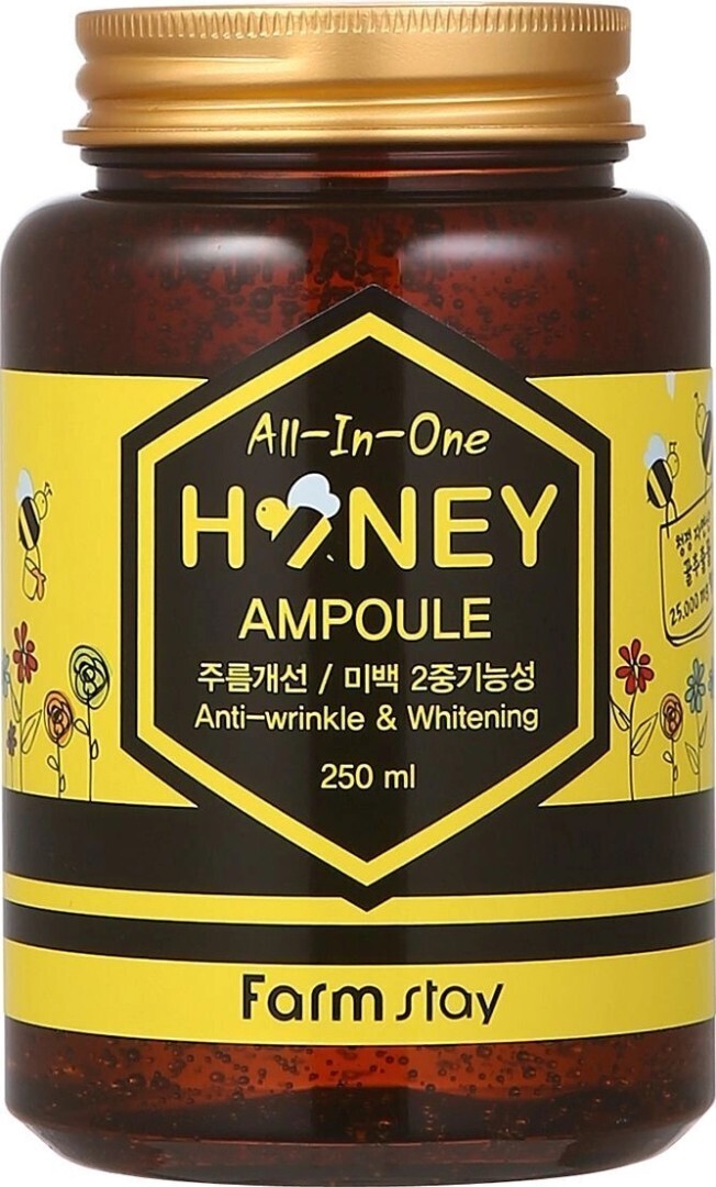 FARMSTAY Сыворотка для лица с медом Многофункциональная All-In-One Honey Ampoule 250 мл