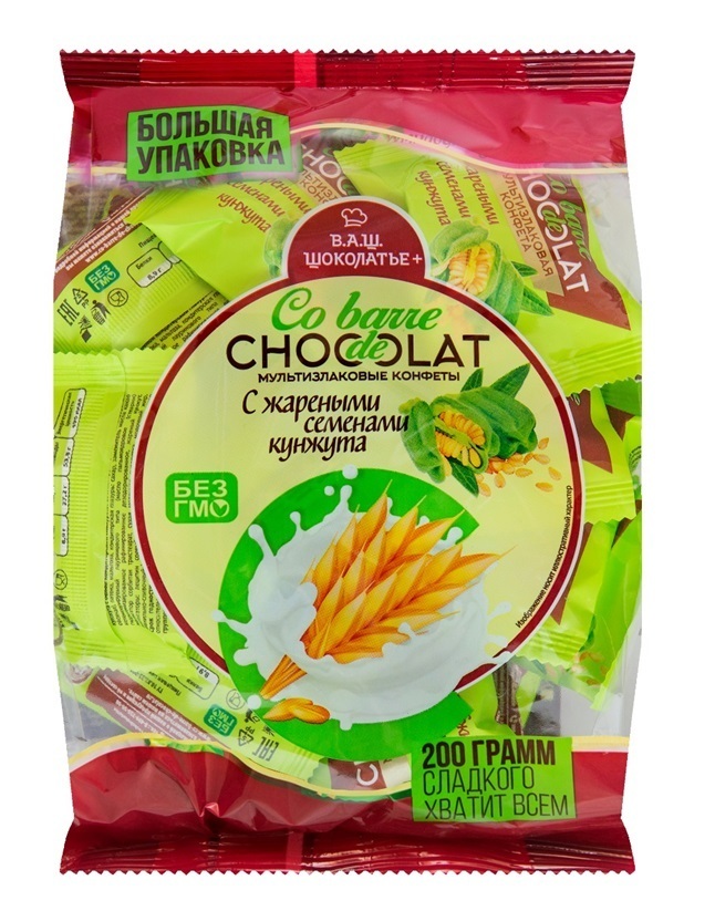 Характеристики Co barre de CHOCOLAT Мультизлаковые конфеты с кунжутом и ...