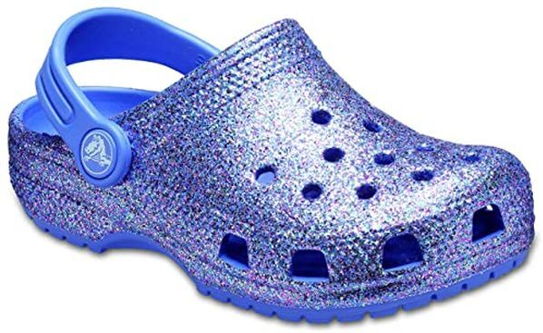 glitter clogs crocs