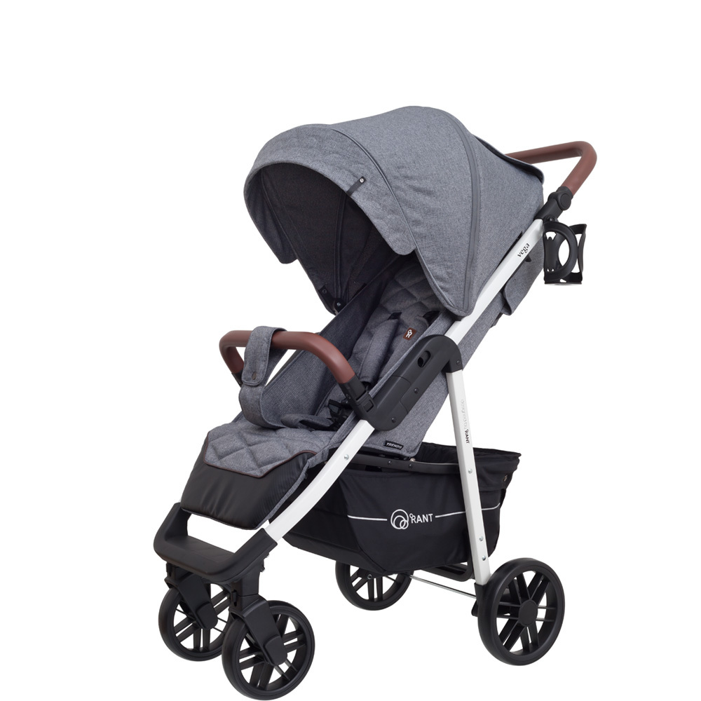 Коляска детская прогулочная Rant Vega Trends RA057, светло-серый (2021 ...
