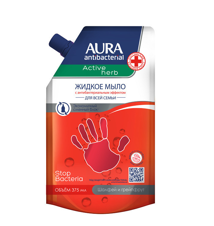 Aura antibacterial жидкое мыло. Active herb. Жидкое мыло aura 5л. Active herb. Active herb шалфей и грейпфрут 375мл дой-па.
