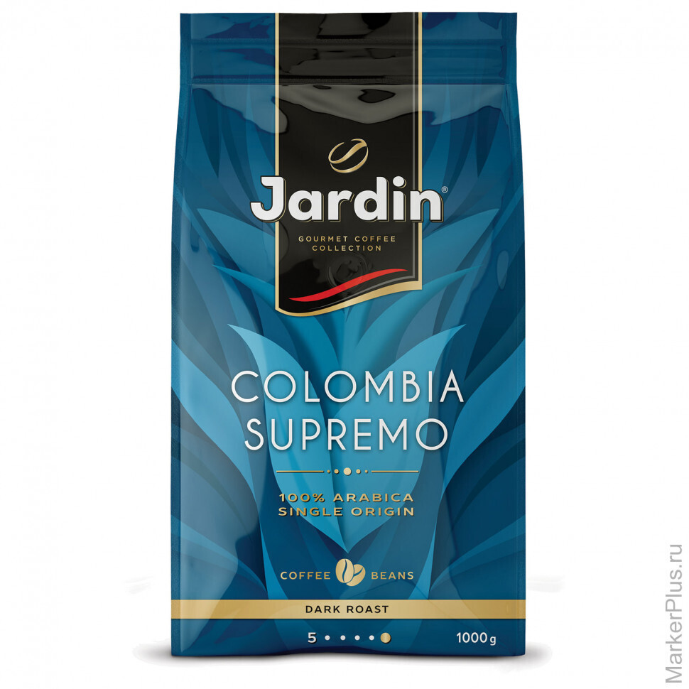 Кофе в зернах Jardin Colombia Supremo, 1 кг — купить в интернет ...
