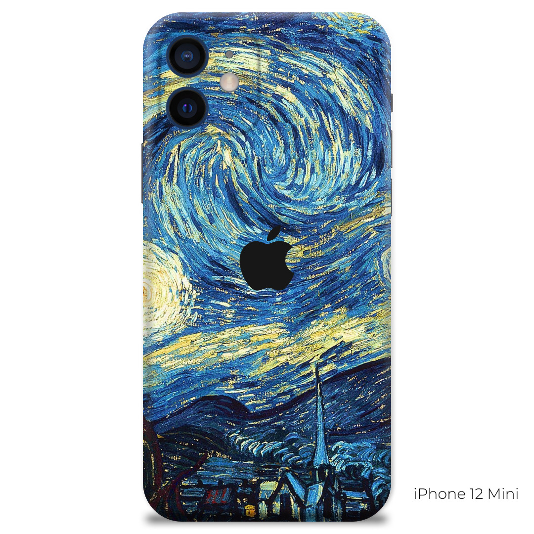 Чехол-наклейка виниловый для Apple iPhone 12 Mini Starry Night - купить с  доставкой по выгодным ценам в интернет-магазине OZON (255031476)