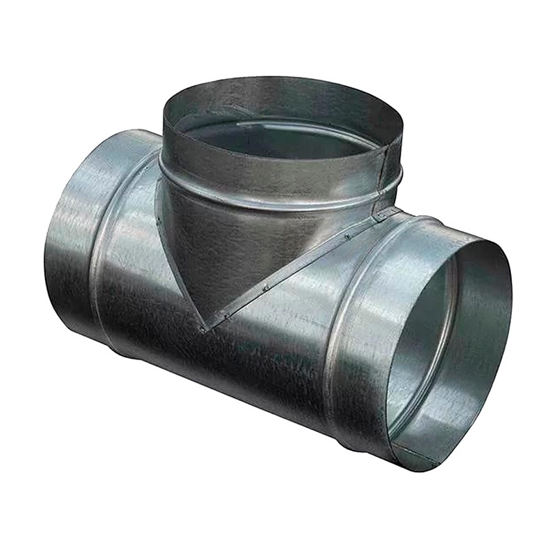Характеристики Тройник для круглых стальных воздуховодов, d-200 мм ...