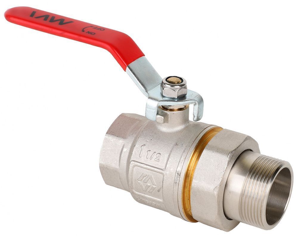 Кран шаровый полнопроходной с полусгоном MVI 1 1/2 внутренняя-наружная ...