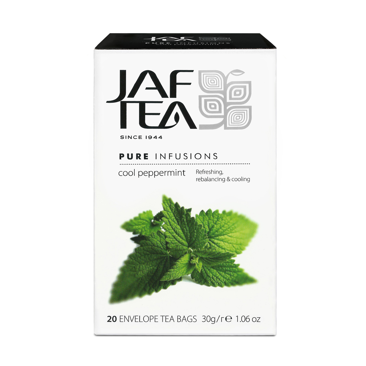 Чай JAF TEA "Cool Peppermint" натуральная перечная мята, 20 пакетиков