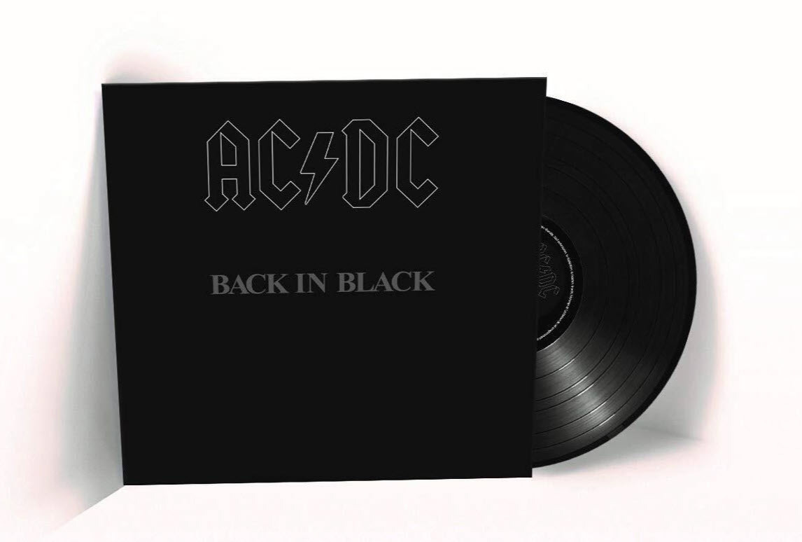 Back i black. Виниловая пластинка AC/DC. Виниловая пластинка AC/DC back in Black. AC/DC back in Black винил. AC DC виниловые пластинки 1983.