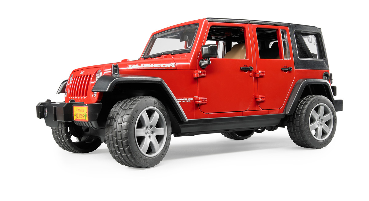 внедорожник bruder jeep wrangler unlimited rubicon