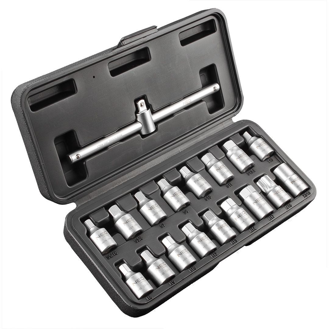 Набор головок 3/8" 18шт. для слива масла CrV NEO пласт/кейс - купить по ...