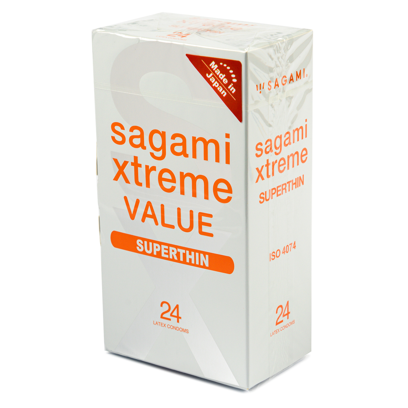 SagamiXtremeSuperthinValue24шт.Презервативыультратонкие,латекс0,04мм