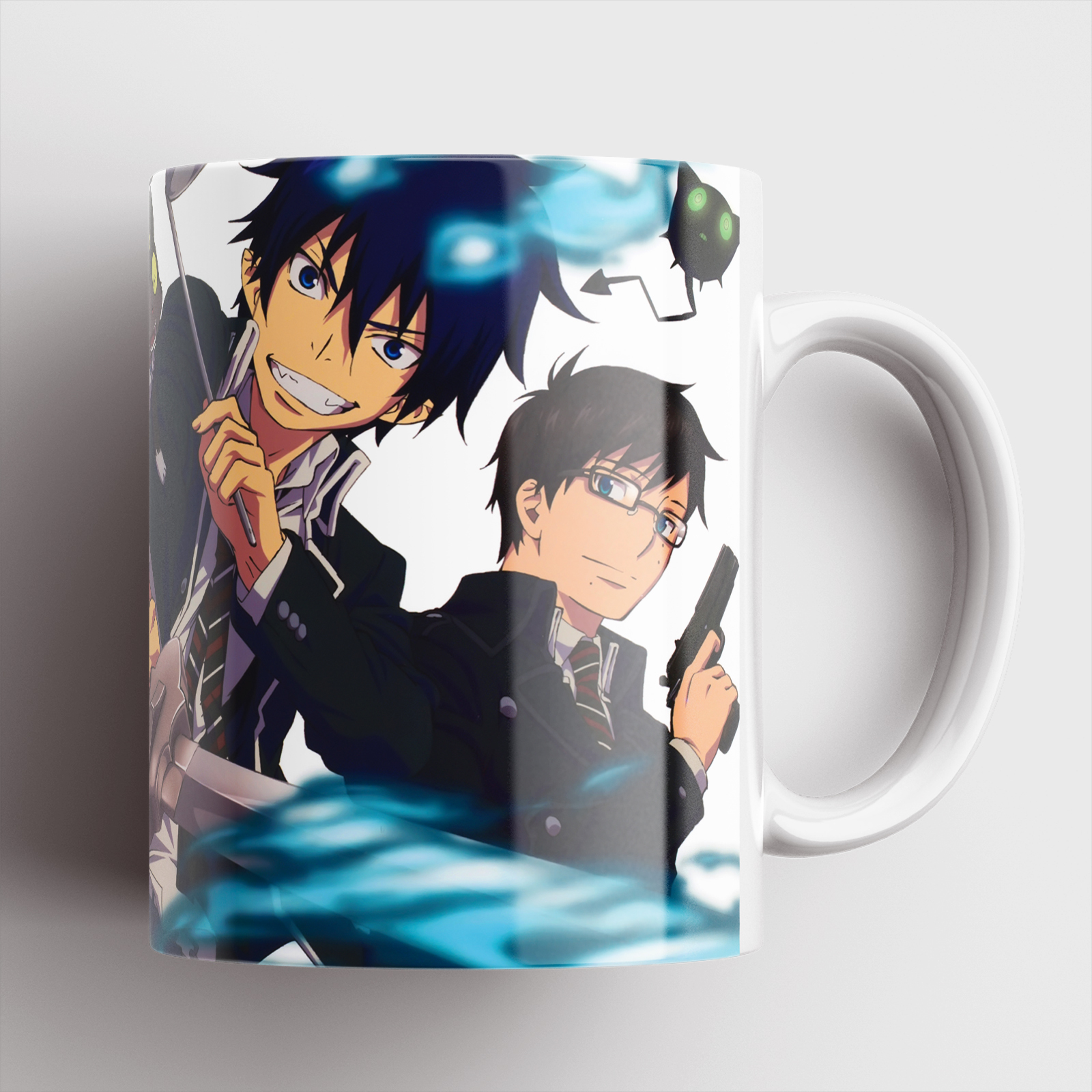 Оригинальная кружка КружОК с принтом Синий Экзорцист Ao no Exorcist <b>Рин</b> <b>Оку...</b>