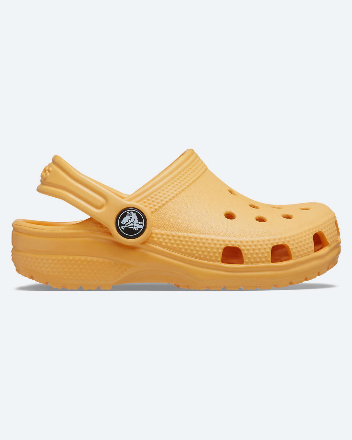 white cantaloupe crocs