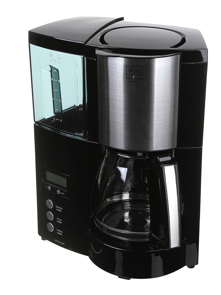 Кофеварка капельная Melitta Look Optima Timer 20322, черный — купить в ...