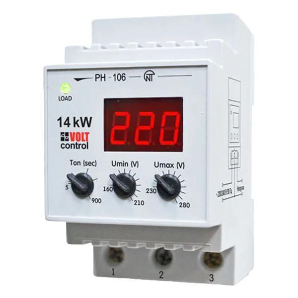 Реле напряжения РН-104 однофазное 40А 220В DIN (РН-104) - купить по ...