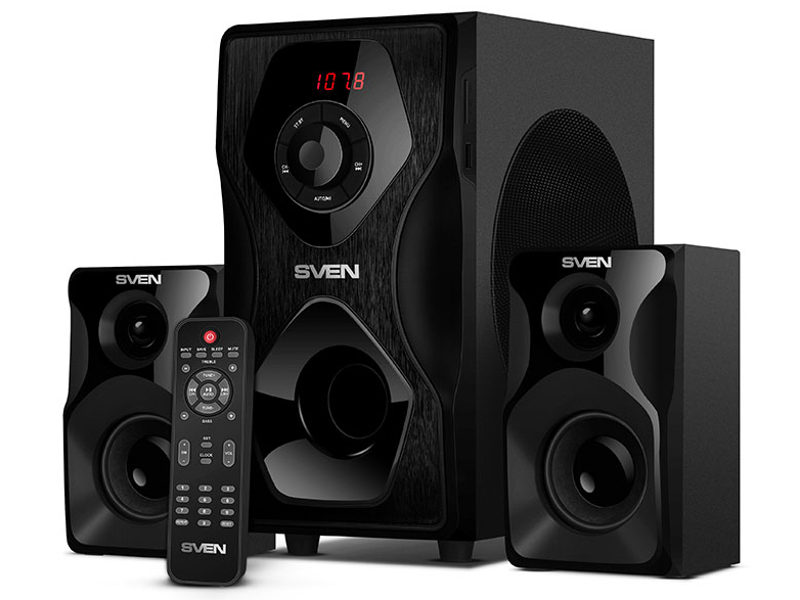 Колонки Sven MS-2055. Колонки Bluetooth Sven MS-2055, 2.1,. Колонки Bluetooth Sven MS-2055. Компьютерная акустика Sven 2.1.