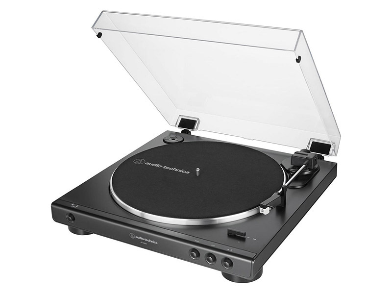 ВиниловыйпроигрывательAudio-TechnicaAT-LP60X-BKTurntable,черный