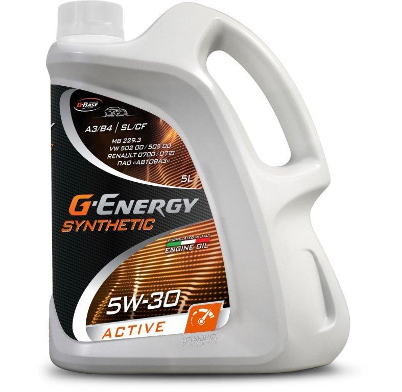 G-Energy SYNTHETIC ACTIVE 5W-30 Масло моторное, Синтетическое, 5 л