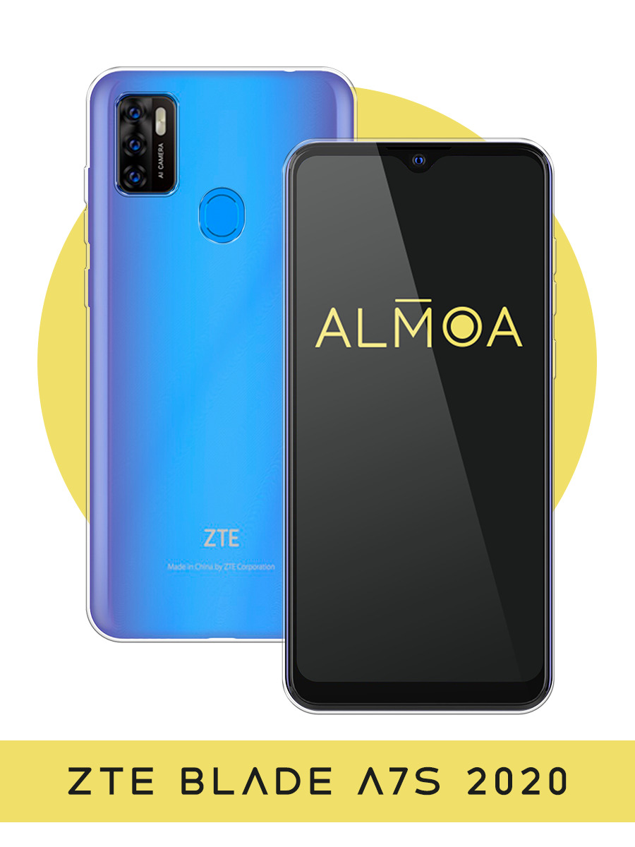 Силиконовый чехол на ZTE Blade A7s 2020 / ЗТЕ Блэйд А7с 2020 матовый,  матовый - купить с доставкой по выгодным ценам в интернет-магазине OZON  (313501801)