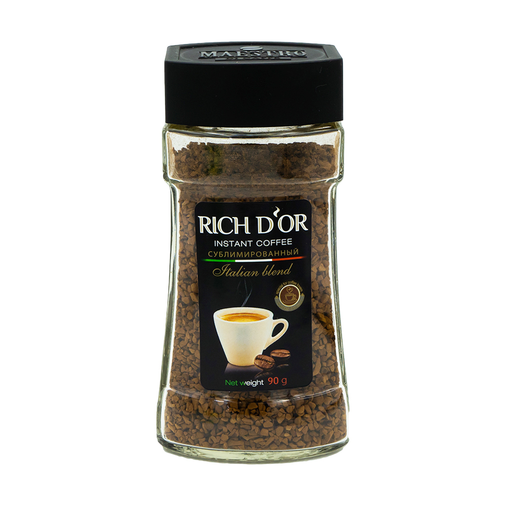 Кофе растворимый сублимированный Rich dor, 90 г — купить в интернет ...