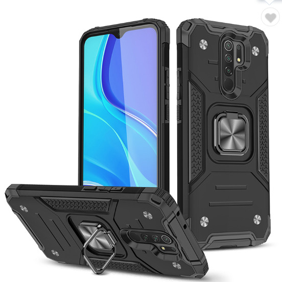 ЧехолпротивоударныйarmorнаXiaomiRedmi9/Редми9(Черный)