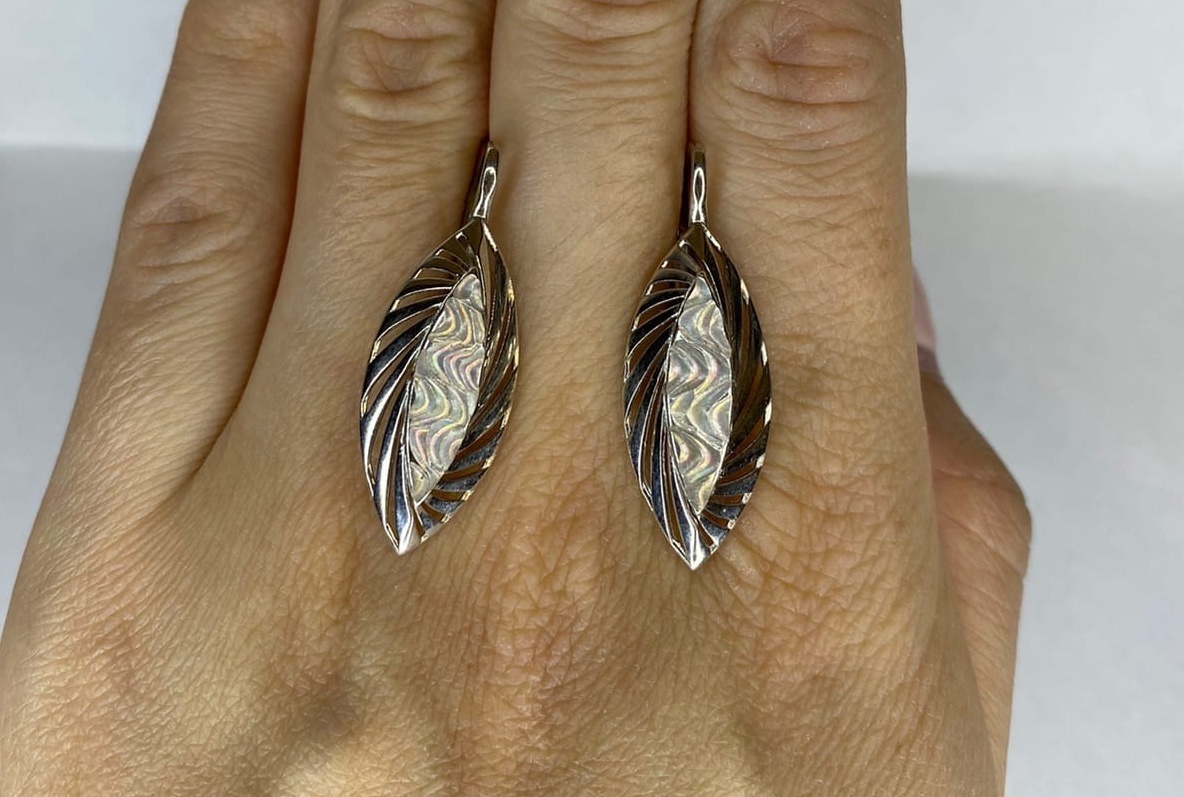 Золотая камея Серьги 2637-Сл — купить в интернет-магазине OZON с ...