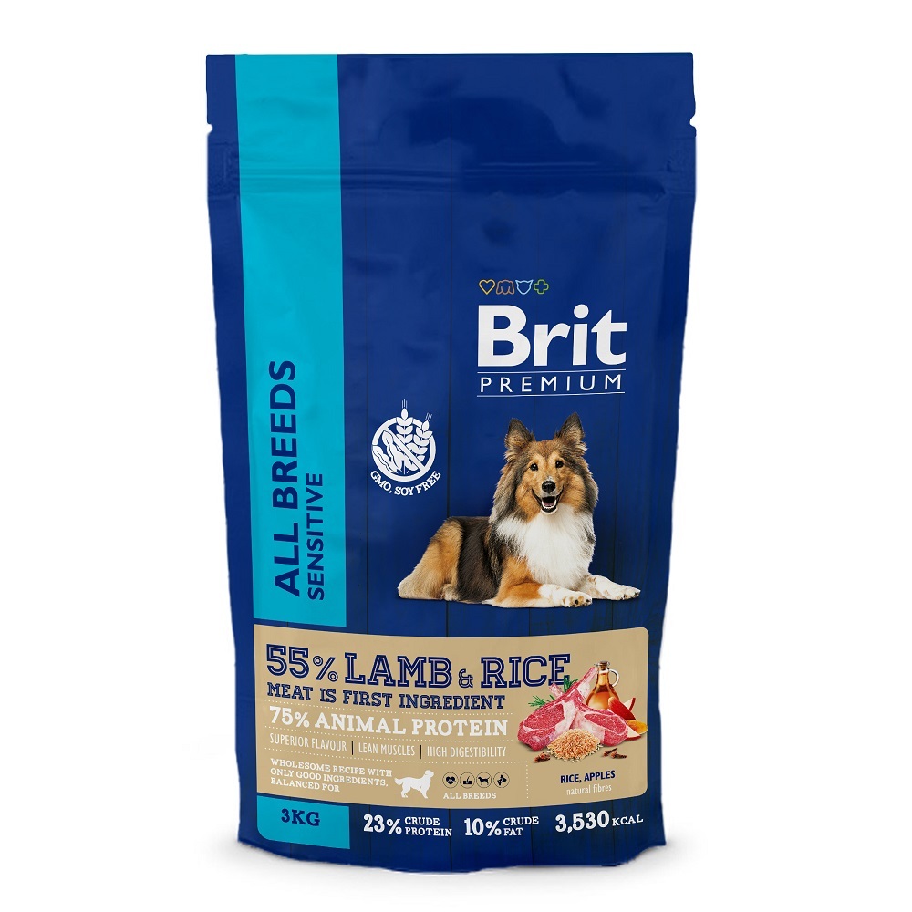 Корм сухой Brit Premium Dog Sensitive для собак с чувствительным ...