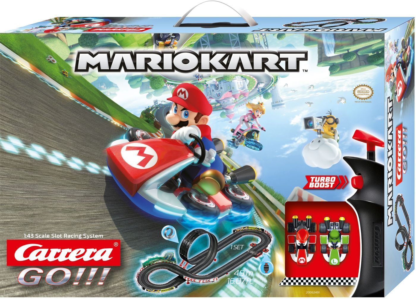 Автотрек Carrera Go!!! Nintendo Mario Kart 8, масштаб 1:43 - купить с  доставкой по выгодным ценам в интернет-магазине OZON (428792205)