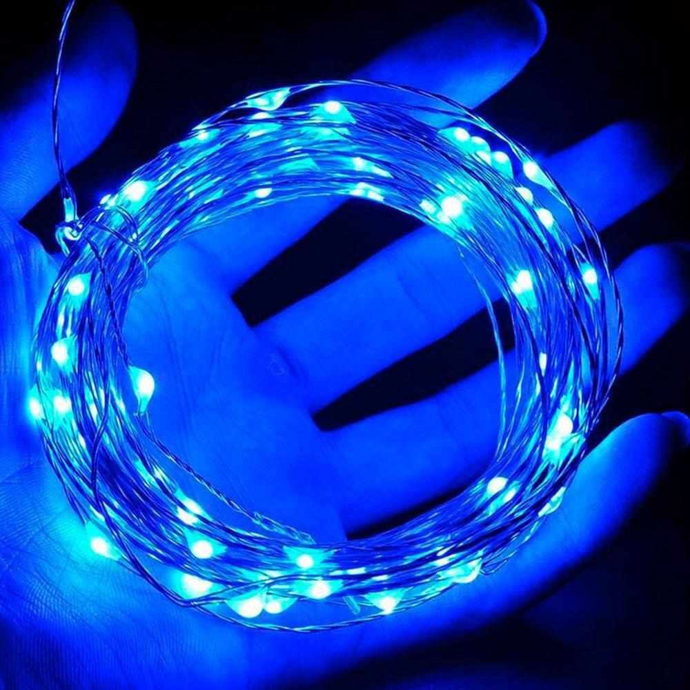 Светодиодные гирлянды на батарейках. Silver wire Lights гирлянда. Гирлянда нить роса 10 м синяя. Светодиодная проволока. Светодиоды на проволоке на батарейках.