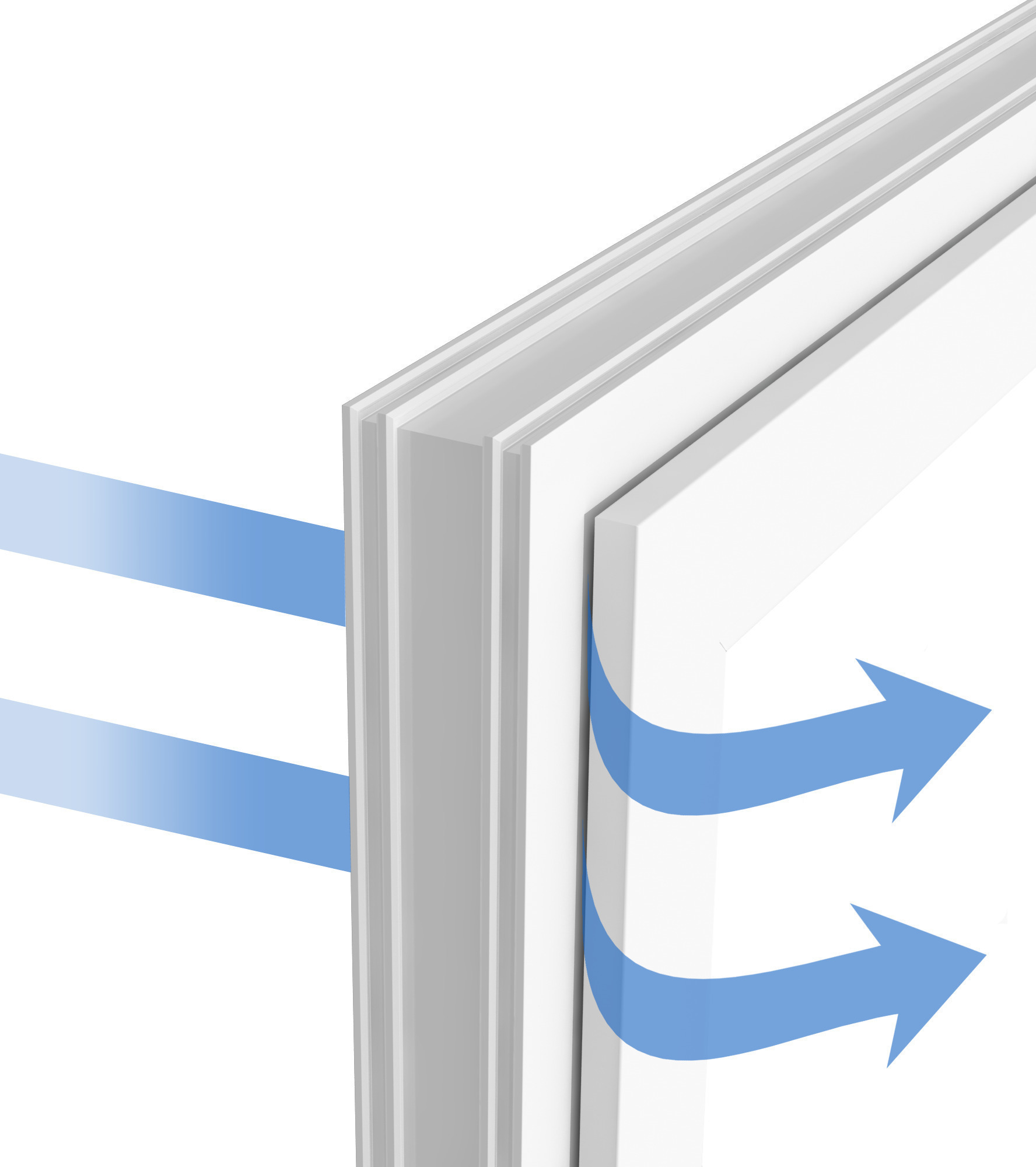 Вентиляция на окнах для микропроветривания