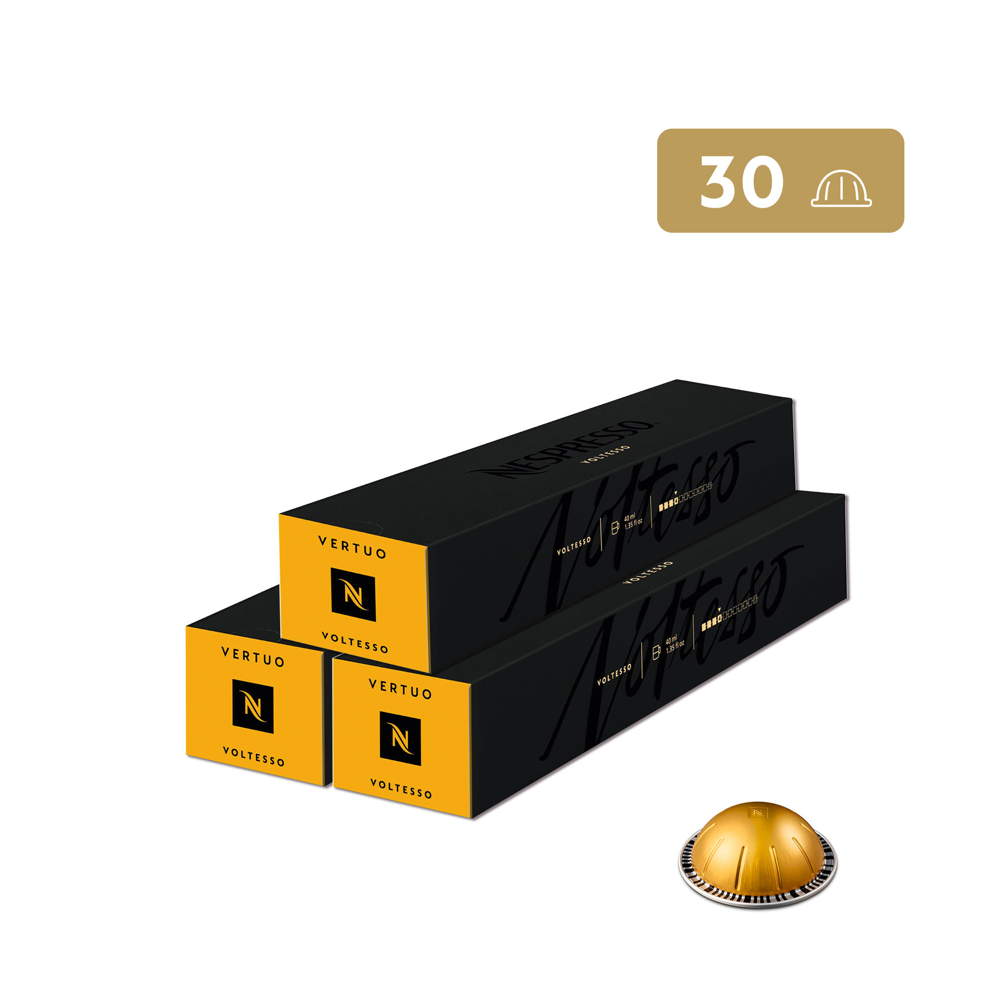 Кофе в капсулах Nespresso Vertuo, 30 