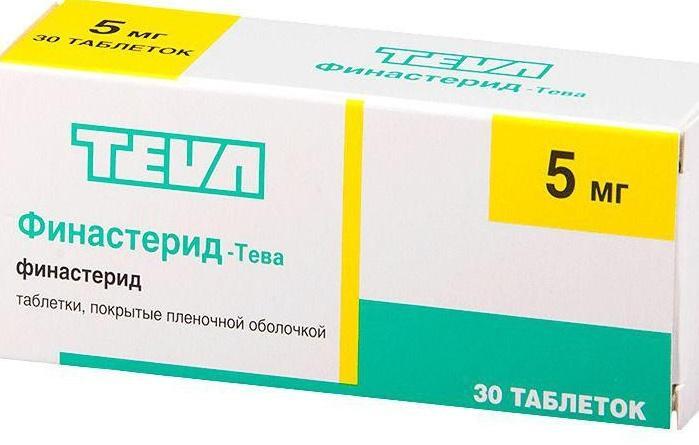 Финастерид-Тева, таблетки покрытые пленочной оболочкой 5 мг, 30 штук ...