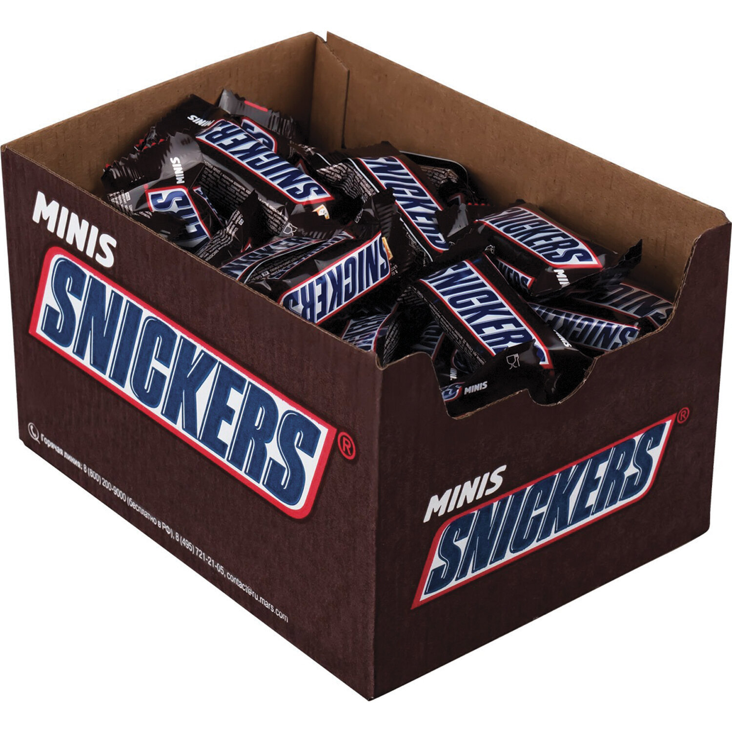 Шоколадные конфеты snickers Minis