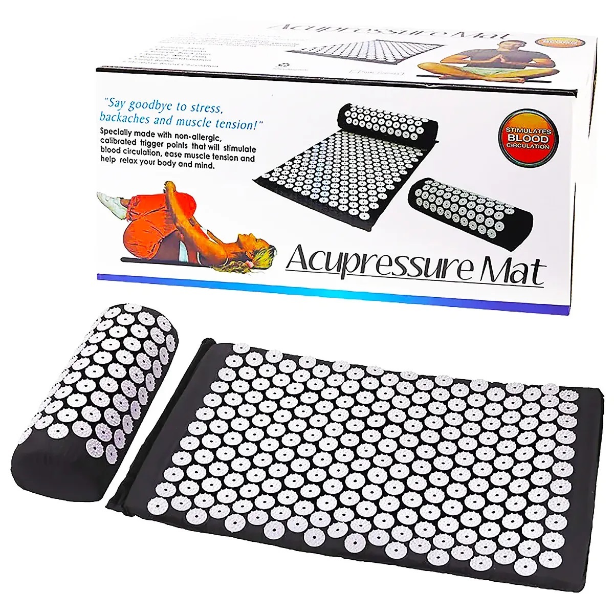 73-43 Акупунктурный коврик Acupressure mat Red