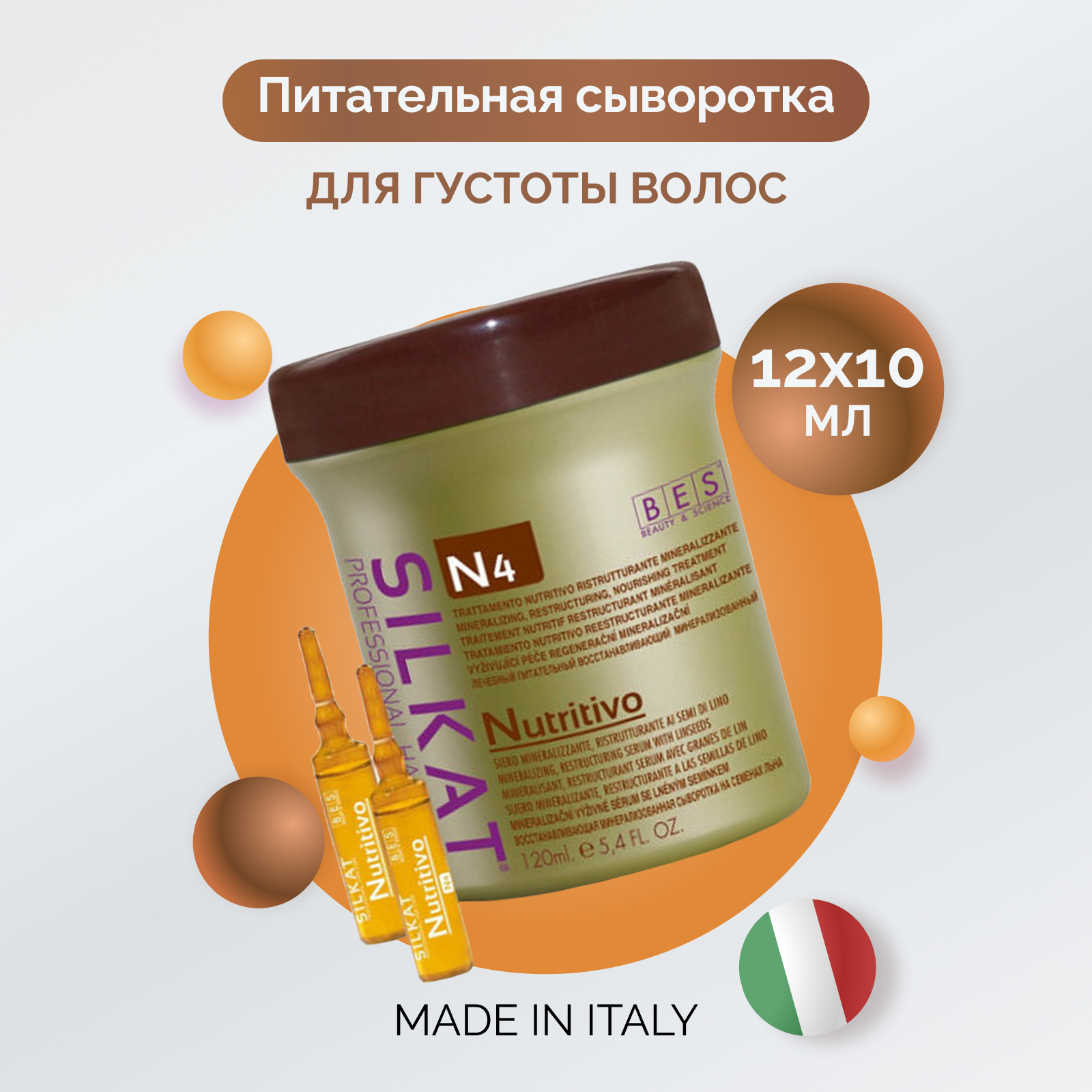 Bes silkat nutritivo маска для волос