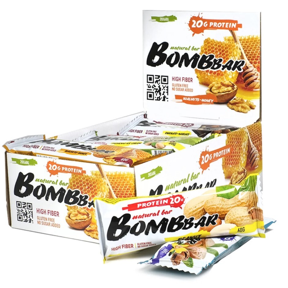 Батончик bombar High Fiber