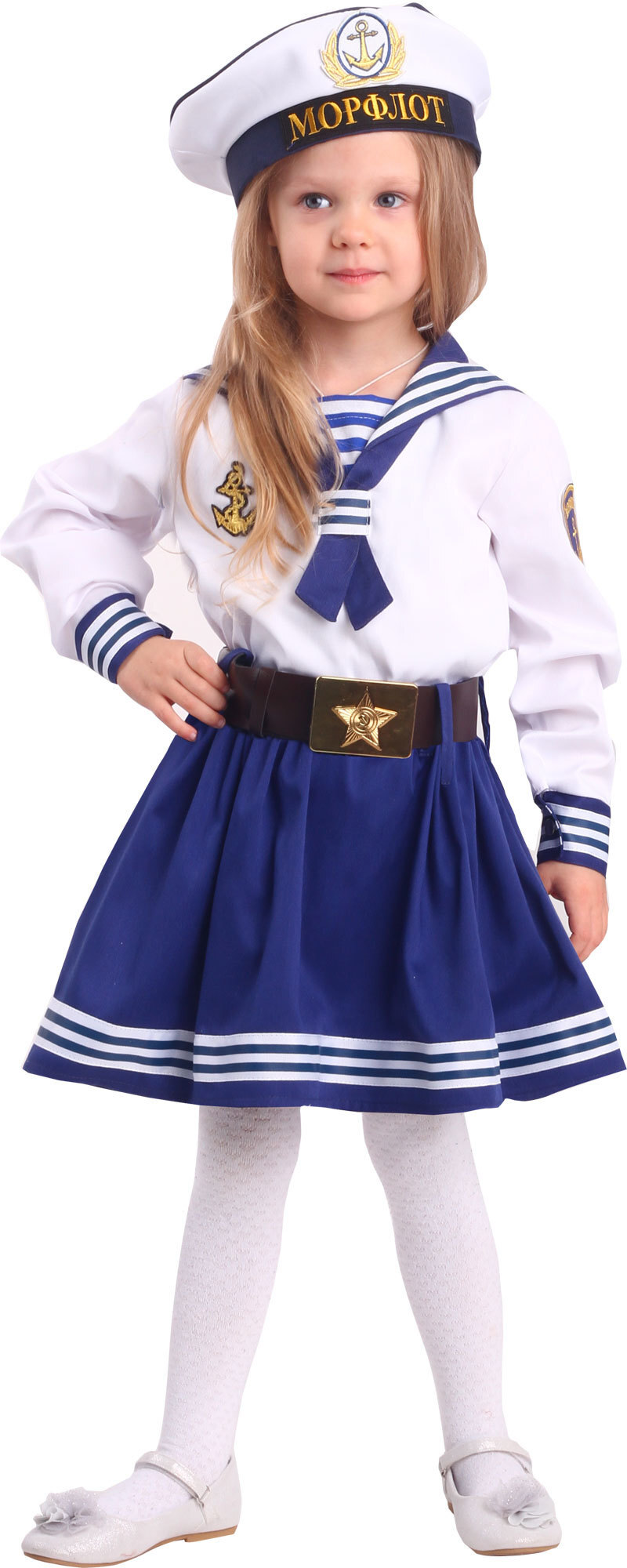 Костюм моряка для девочки своими руками