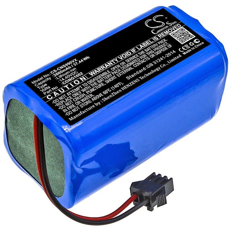 АккумуляторCS-CNS990VXдляMamibotExVac660,680S,88014.4V2600mAh/37.44Wh