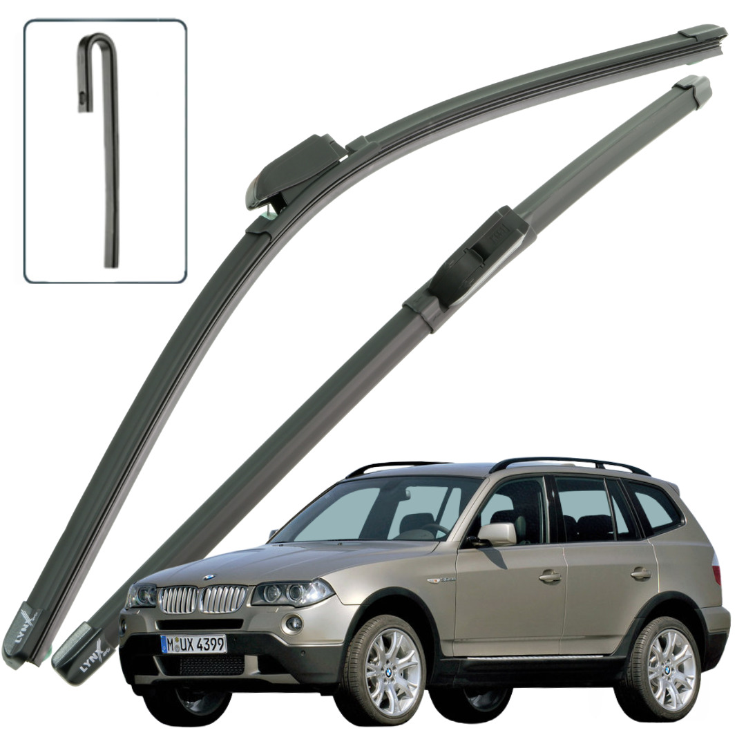 Дворники бмв х3. LYNXAUTO щетки. Наклейка е83 БМВ. 07145a4ba83 BMW