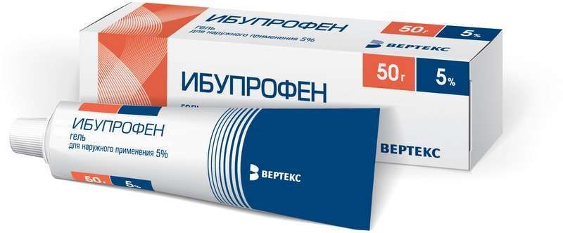 Ибупрофен-Вертекс, гель 5%, 50 г — купить в интернет-аптеке OZON ...