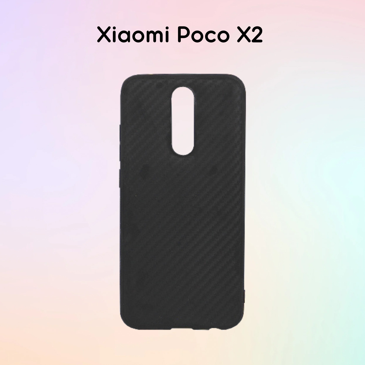 Силиконовый чехол имитация карбона Xiaomi Poco X2 Черный - купить с  доставкой по выгодным ценам в интернет-магазине OZON (279859630)