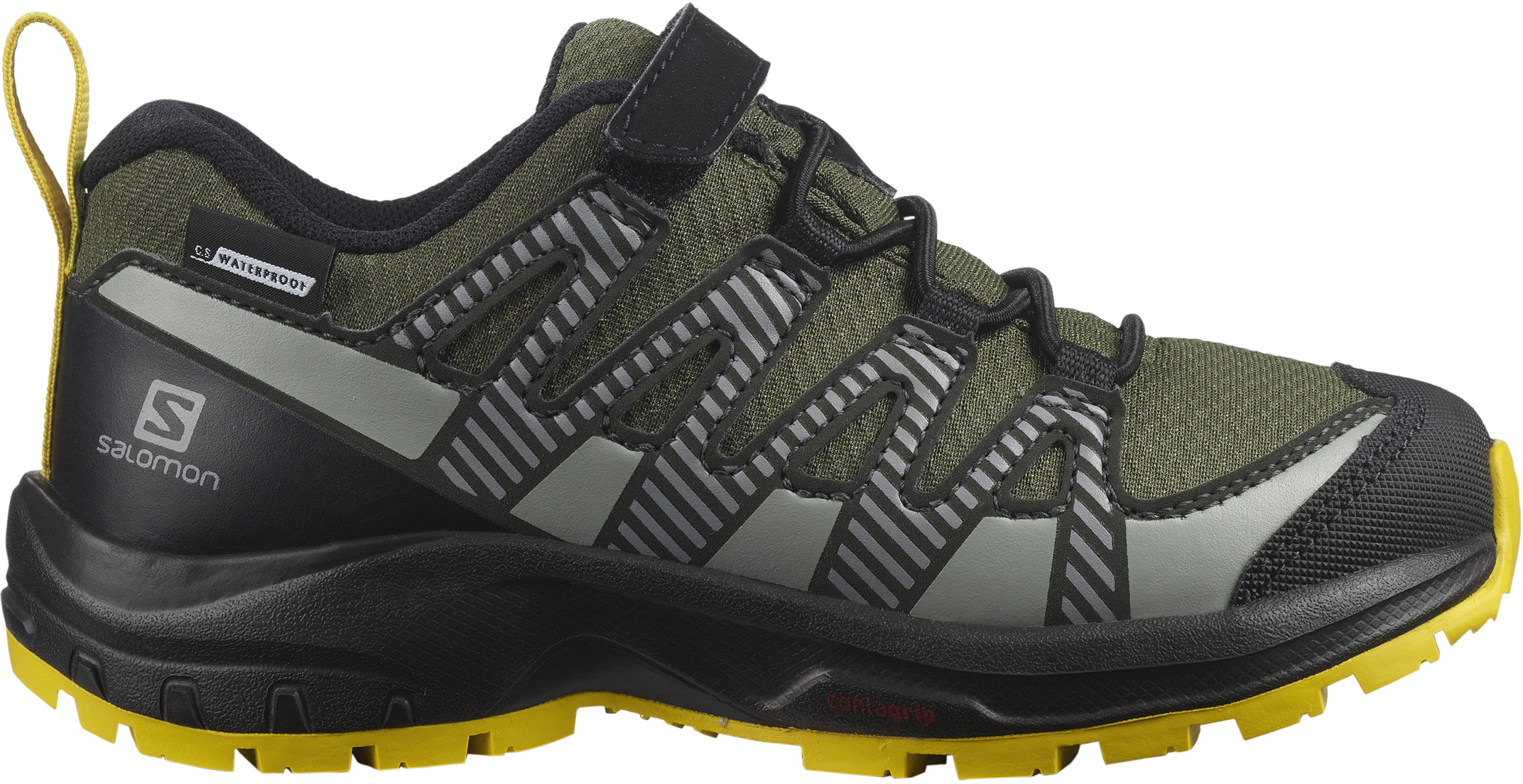 Беговые кроссовки Salomon xa Pro v8 CSWP K Olive Night/Black/Sulphur