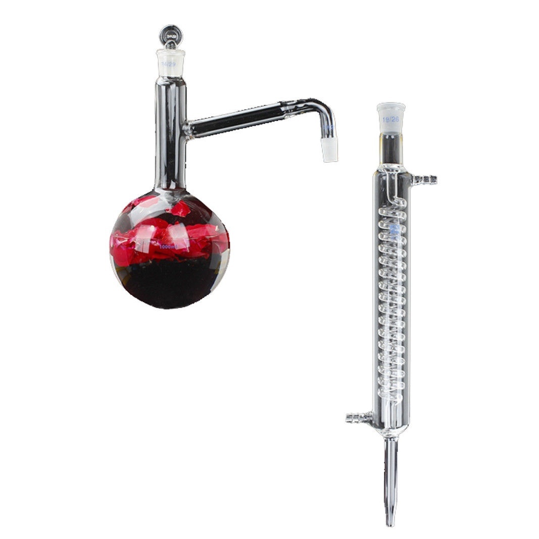 Трубка стеклянная лабораторная. Glass Fluoride distillation Kit 1000㎖.