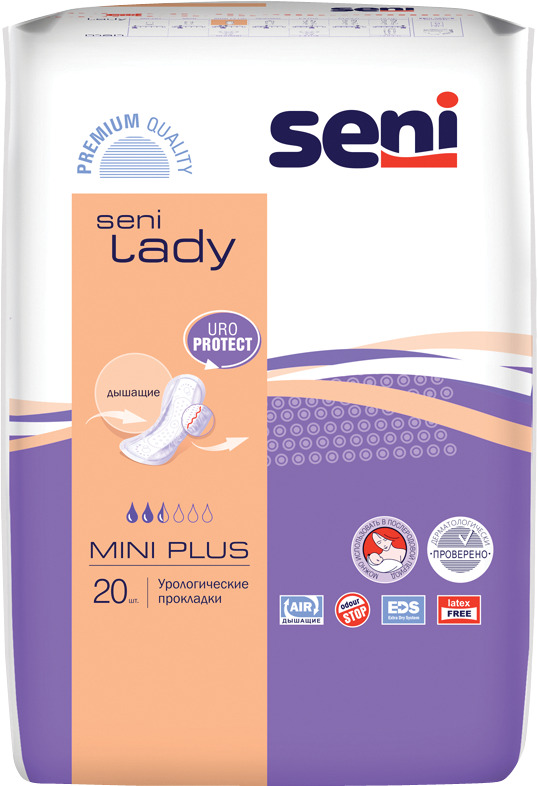 Прокладки урологические женские SENI LADY mini plus, 20 шт.